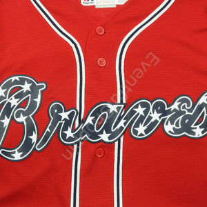 braves red jersey with stars